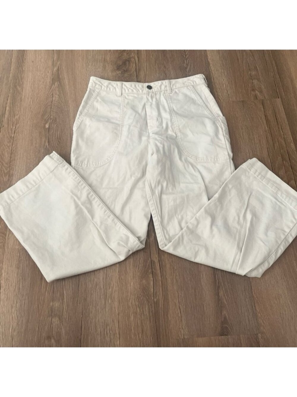 Patagonia Women's Stand Up Cropped Pants 26" in Dyno white size 6